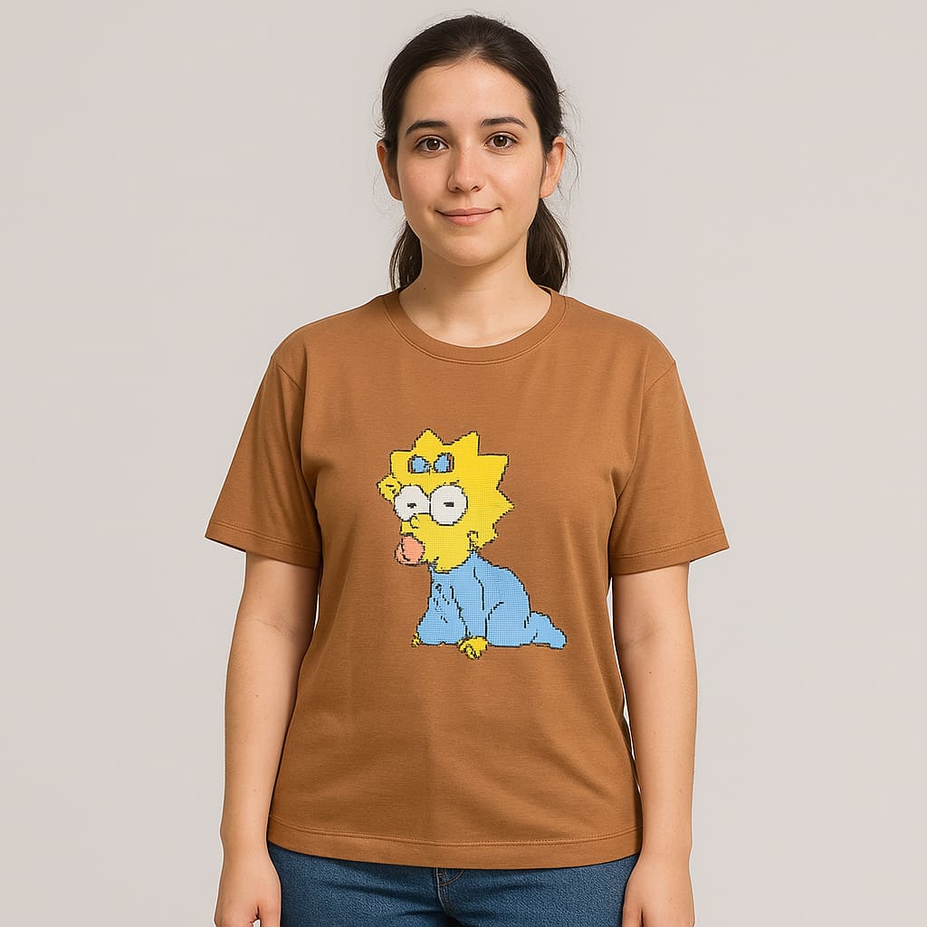 تیشرت زنانه MIGGE SIMPSON مدل XB-37|خرید عمده تیشرت دخترانه از تولیدی