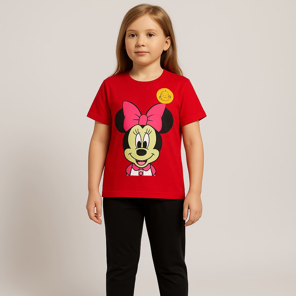 ست تیشرت و شلوار دخترانه MICKY MOUSE کد XB-51|خرید بلوز و شلوار دخترانه عمده از بازار تهران