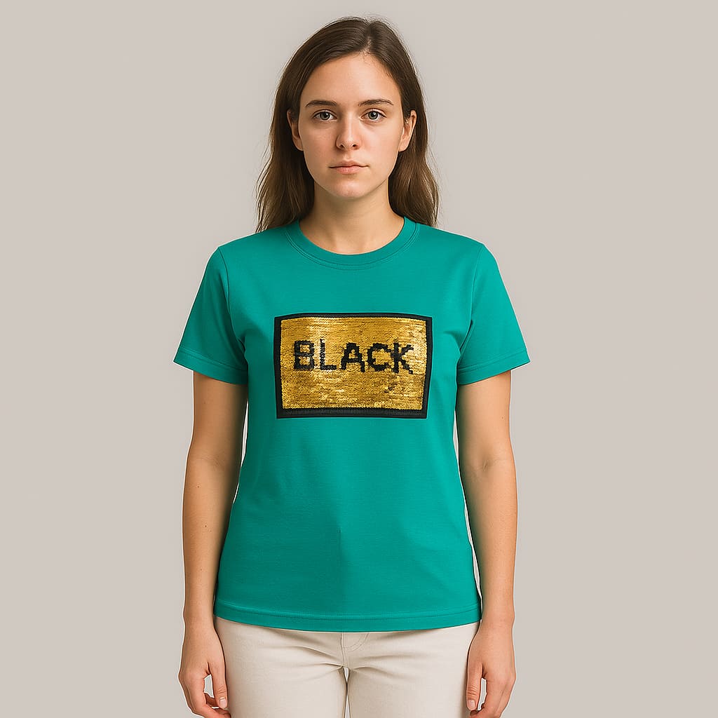 تیشرت زنانه BLACK مدل XB-62|خرید تیشرت عمده